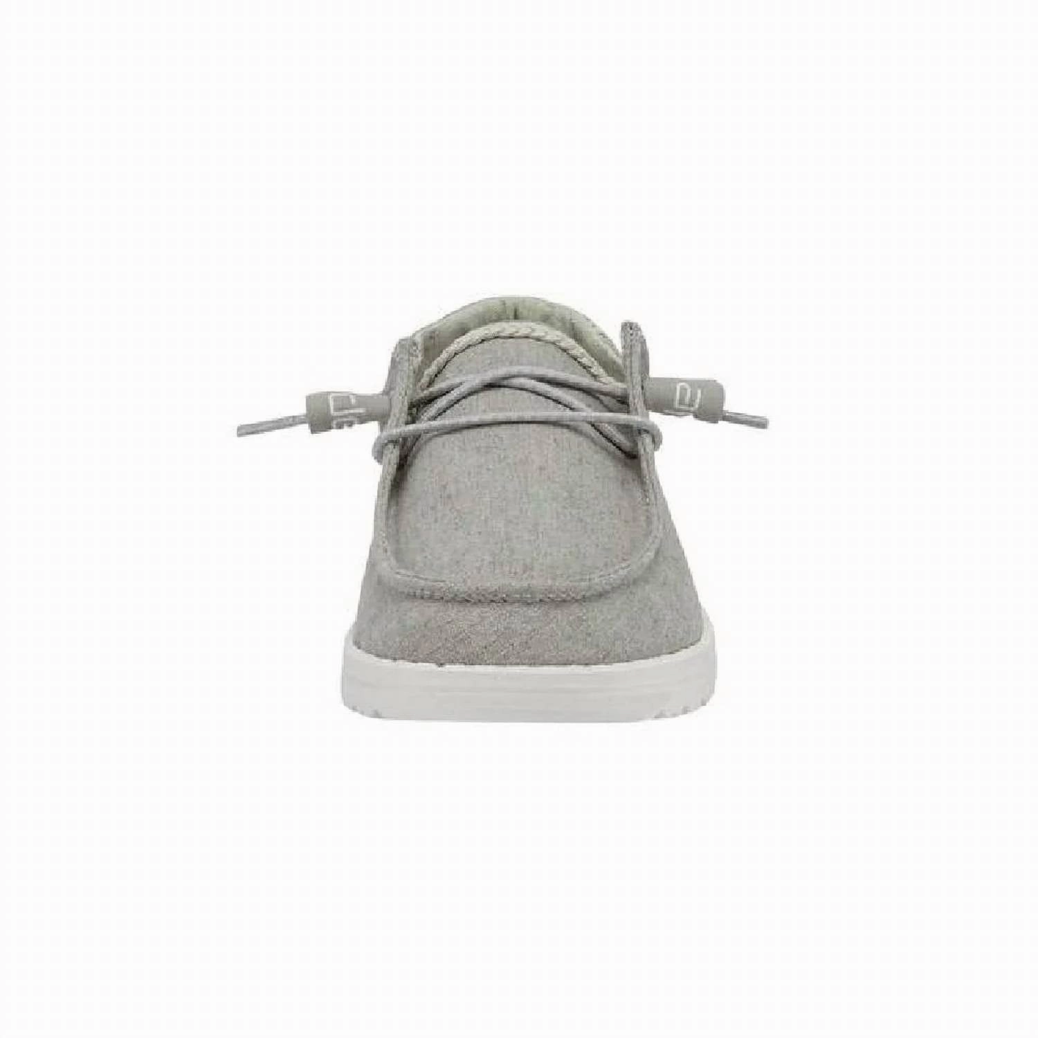 Kid's Wendy Chambray Shoes In Braided Grey
