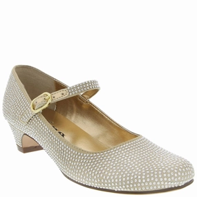 Kid's Zelia Shoes In Gold Online sale for Girls Shoes