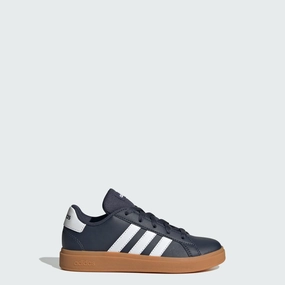 Kids' adidas Grand Court Lifestyle Tennis Lace-Up Shoes Stylish Girls Shoes outlet