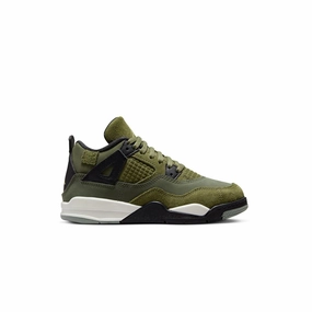 Kids' Air Jordan 4 Retro SE Craft 'Medium Olive' Kids Footwear cheap online