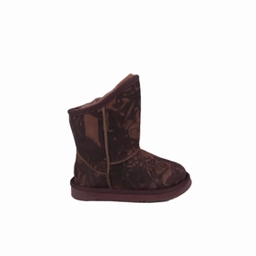 KIDS / YOUTH COSY SHORT OXBLOOD TYE DYE Discount Girls Shoes with deals