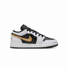 Kids Air Jordan 1 Low 'White Metallic Gold' Kids Footwear cheap online
