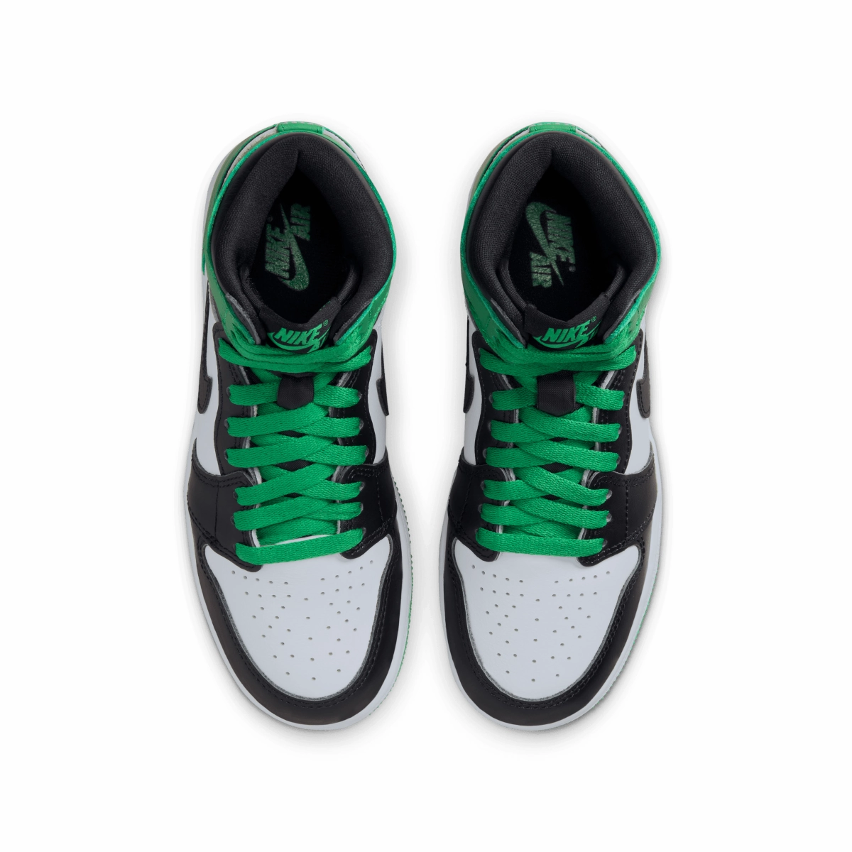 Kids Air Jordan 1 Retro High OG 'Lucky Green'