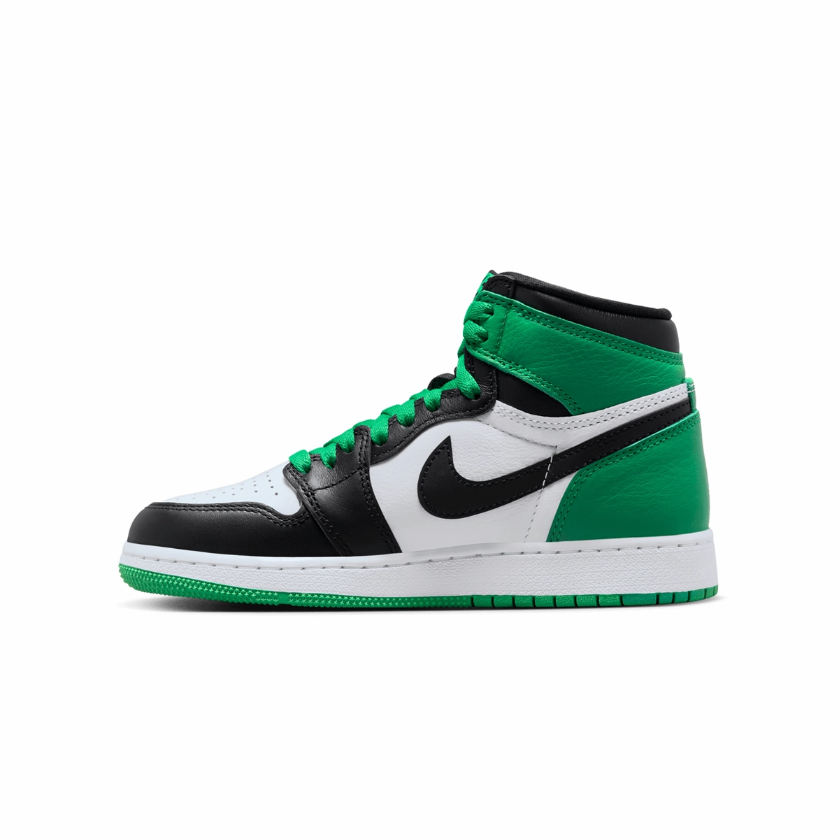 Kids Air Jordan 1 Retro High OG 'Lucky Green'