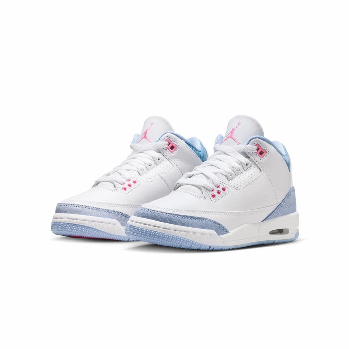 Kids Air Jordan 3 'Denim Pink Glow'