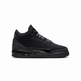 Kids Air Jordan 3 Retro 'Black Cat' Kids Footwear cheap online
