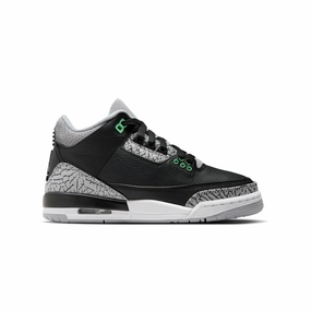 Kids Air Jordan 3 Retro 'Green Glow' Kids Footwear cheap online