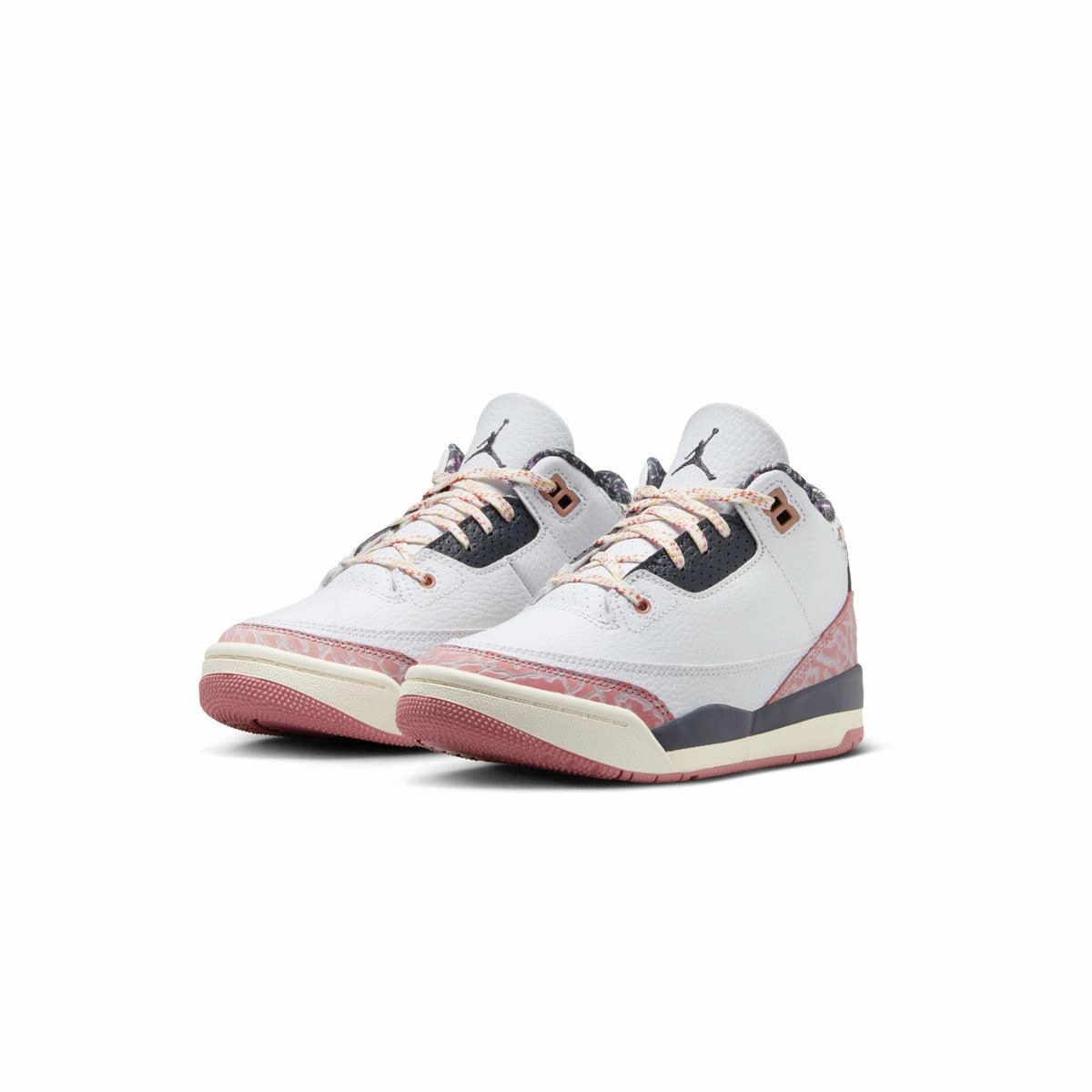 Kids Air Jordan 3 Retro 'Red Stardust'