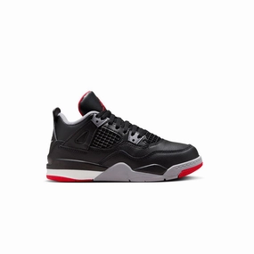 Kids Air Jordan 4 Retro 'Bred Reimagined' Kids Footwear cheap online