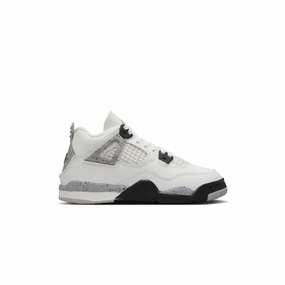 Kids Air Jordan 4 Retro 'White Cement' Kids Footwear cheap online
