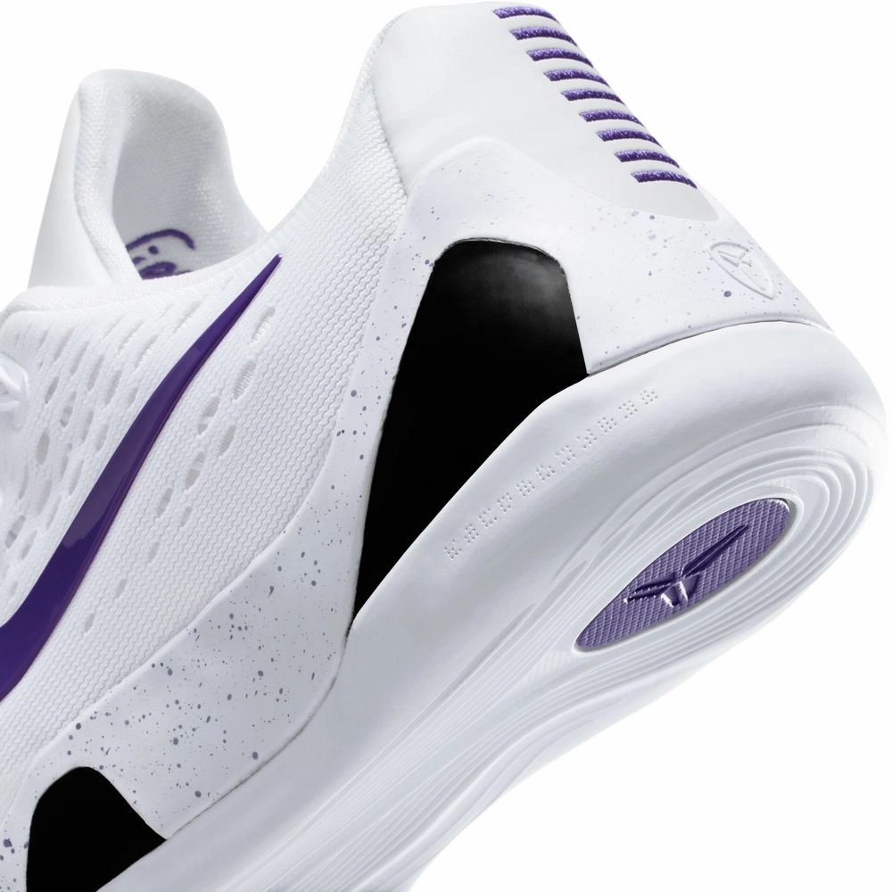Kids Kobe IX Low Em 'White Court Purple'