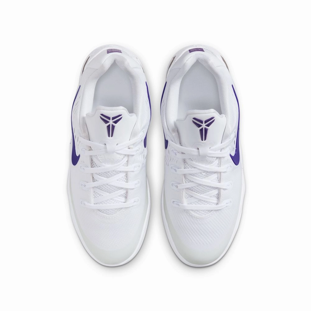 Kids Kobe IX Low Em 'White Court Purple'
