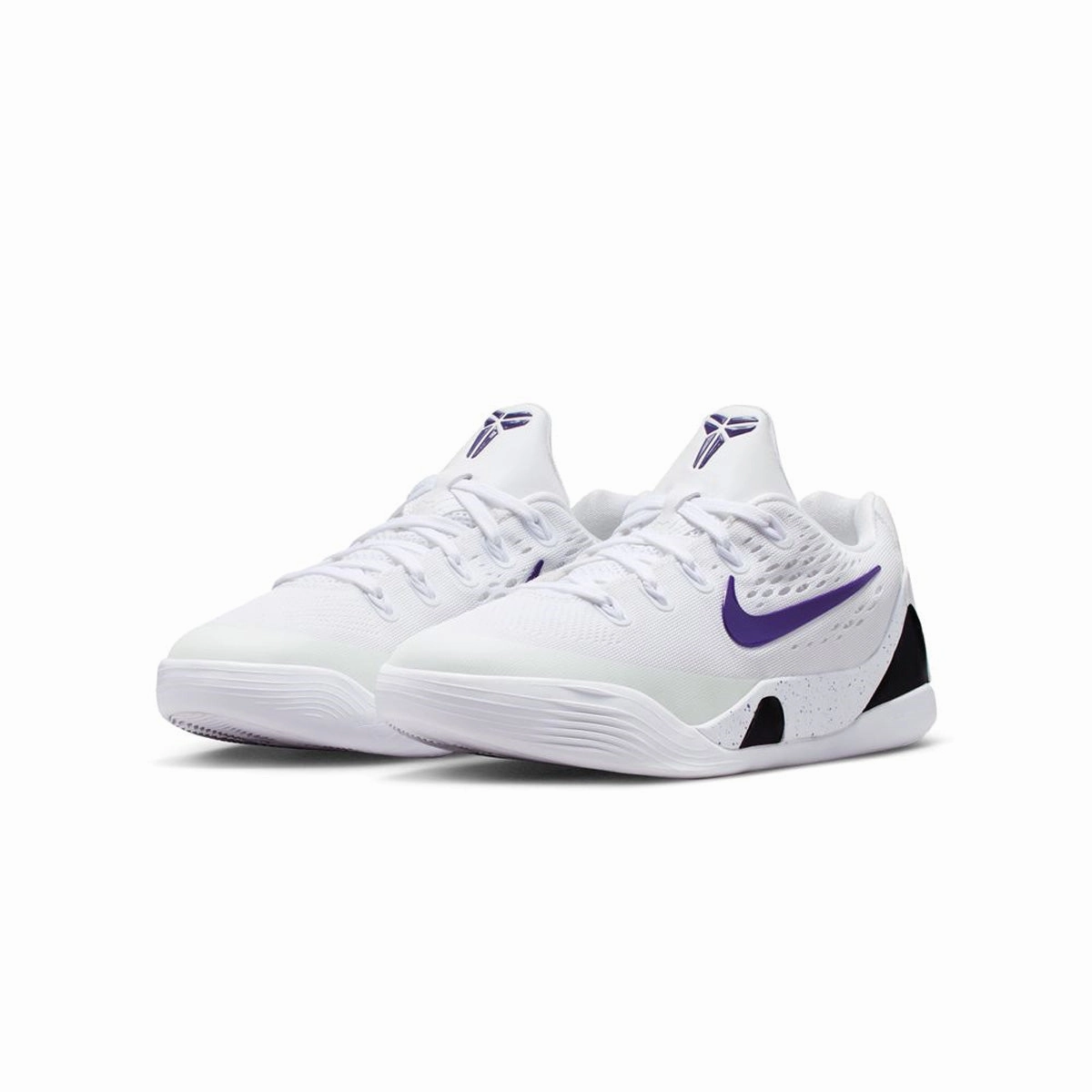 Kids Kobe IX Low Em 'White Court Purple'