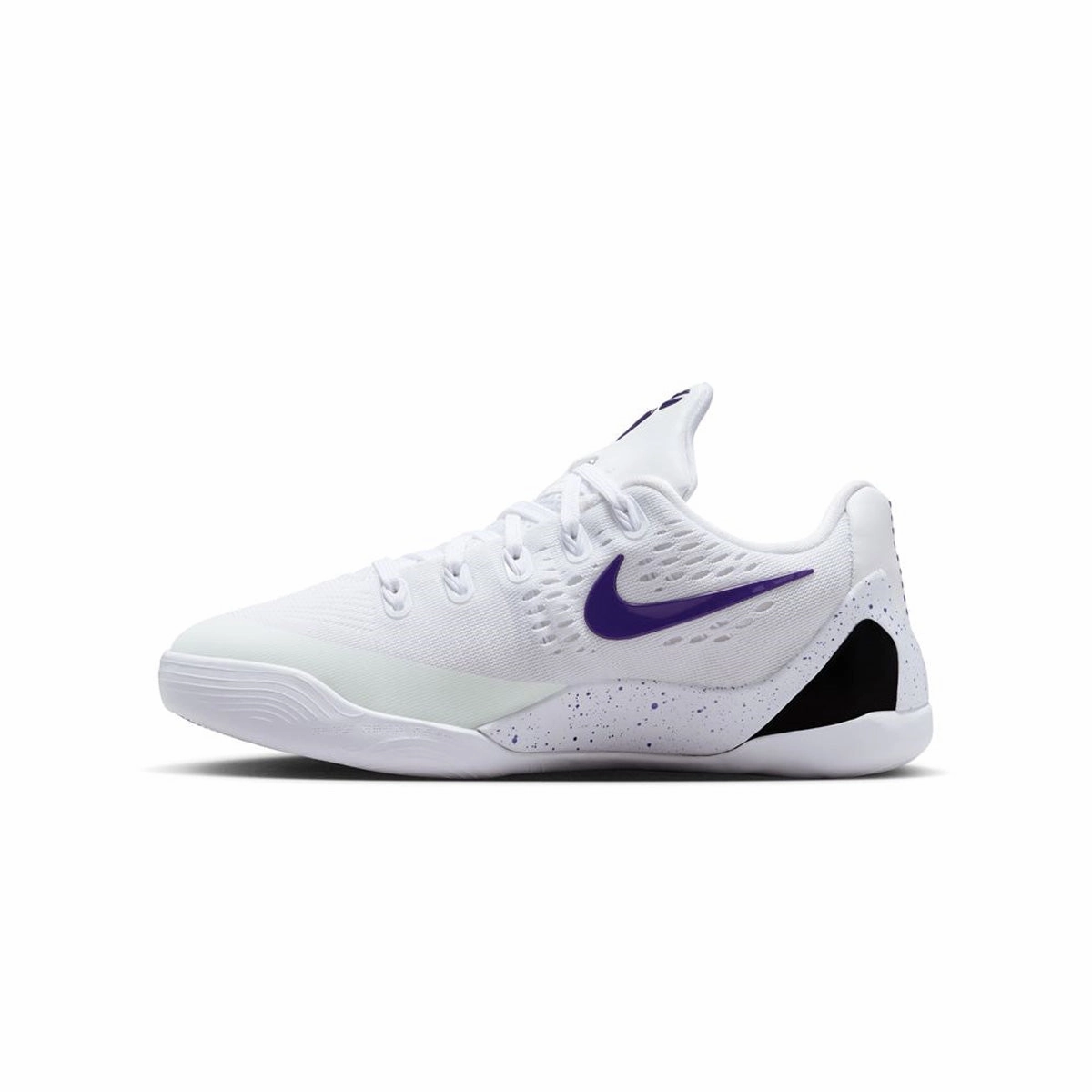 Kids Kobe IX Low Em 'White Court Purple'