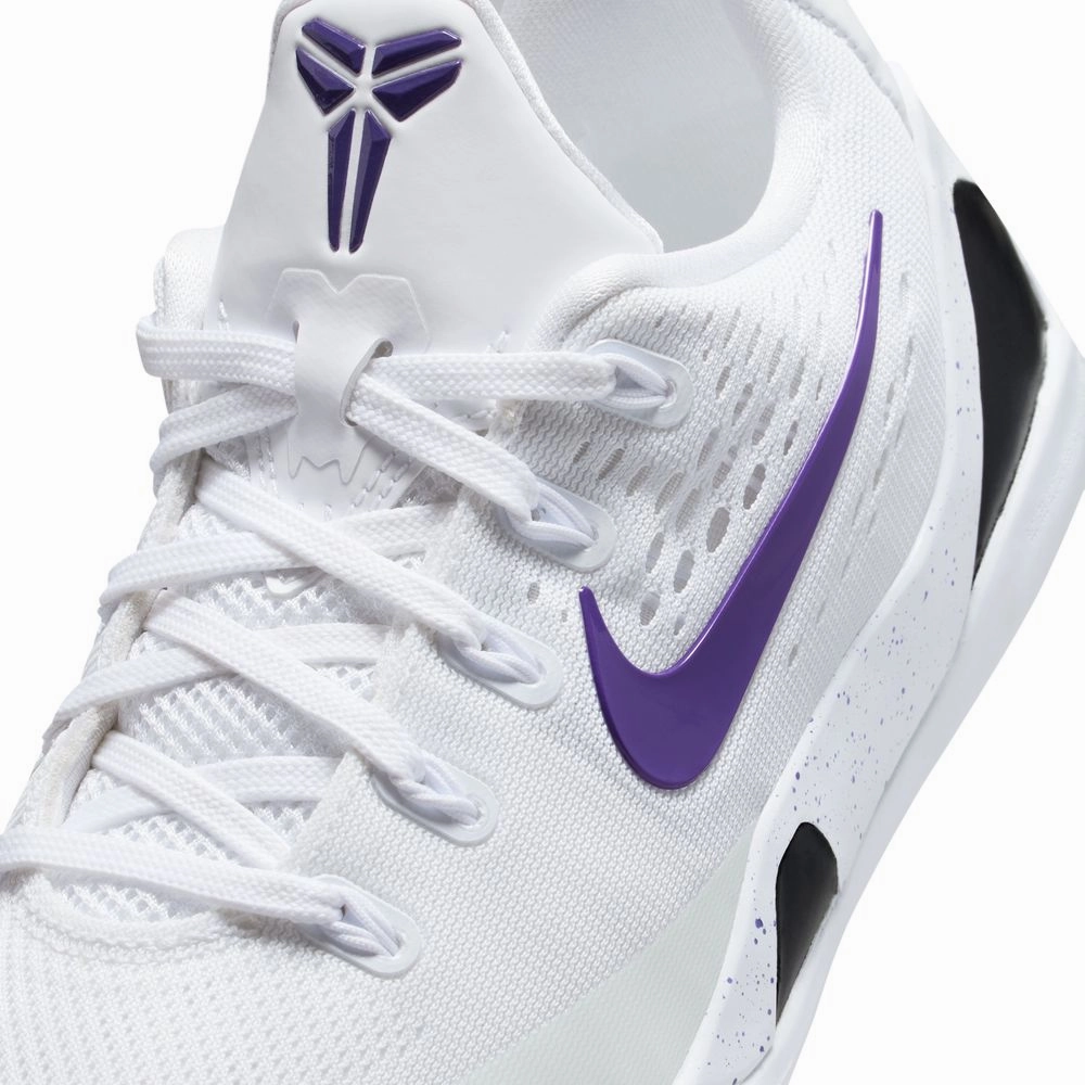 Kids Kobe IX Low Em 'White Court Purple'