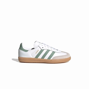 Kids Samba OG 'Cloud White Silver Green' Kids Footwear cheap online