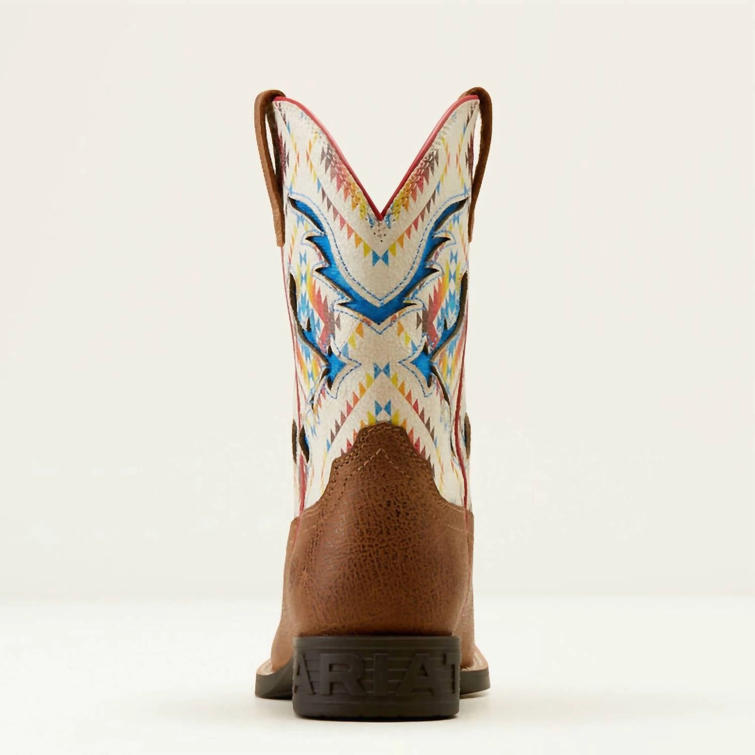 Kids San Angelo Western Boot In Brown/multi