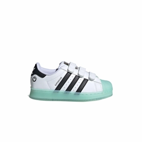 Kids Superstar LED Lights 'White' Kids Footwear cheap online