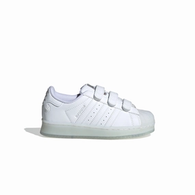 Kids Superstar LED Lights 'White' Kids Footwear cheap online