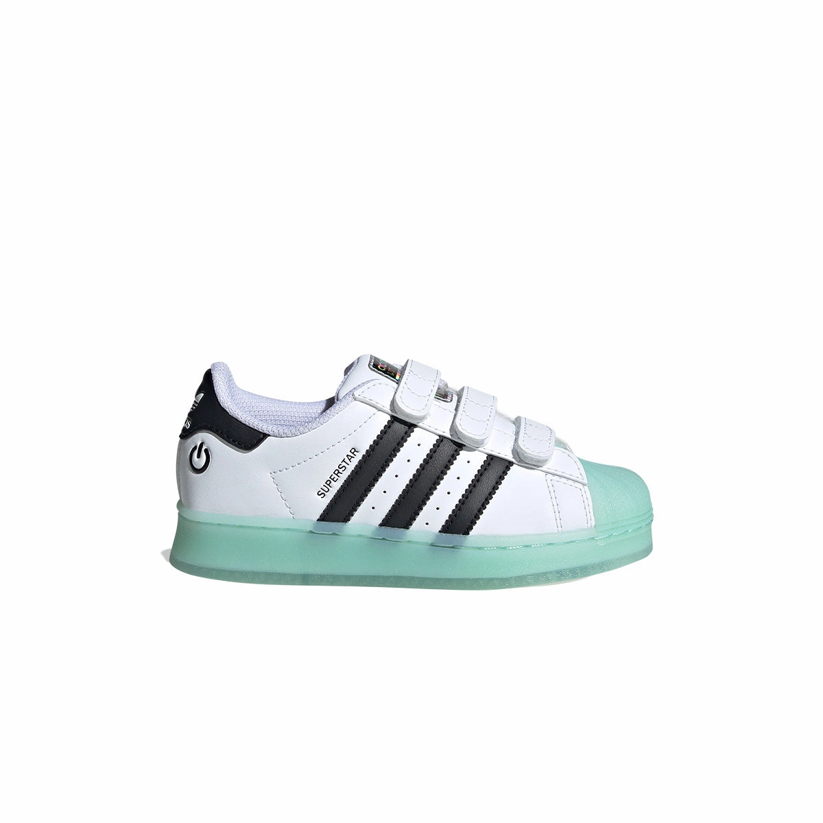 Kids Superstar LED Lights 'White' Kids Footwear cheap online