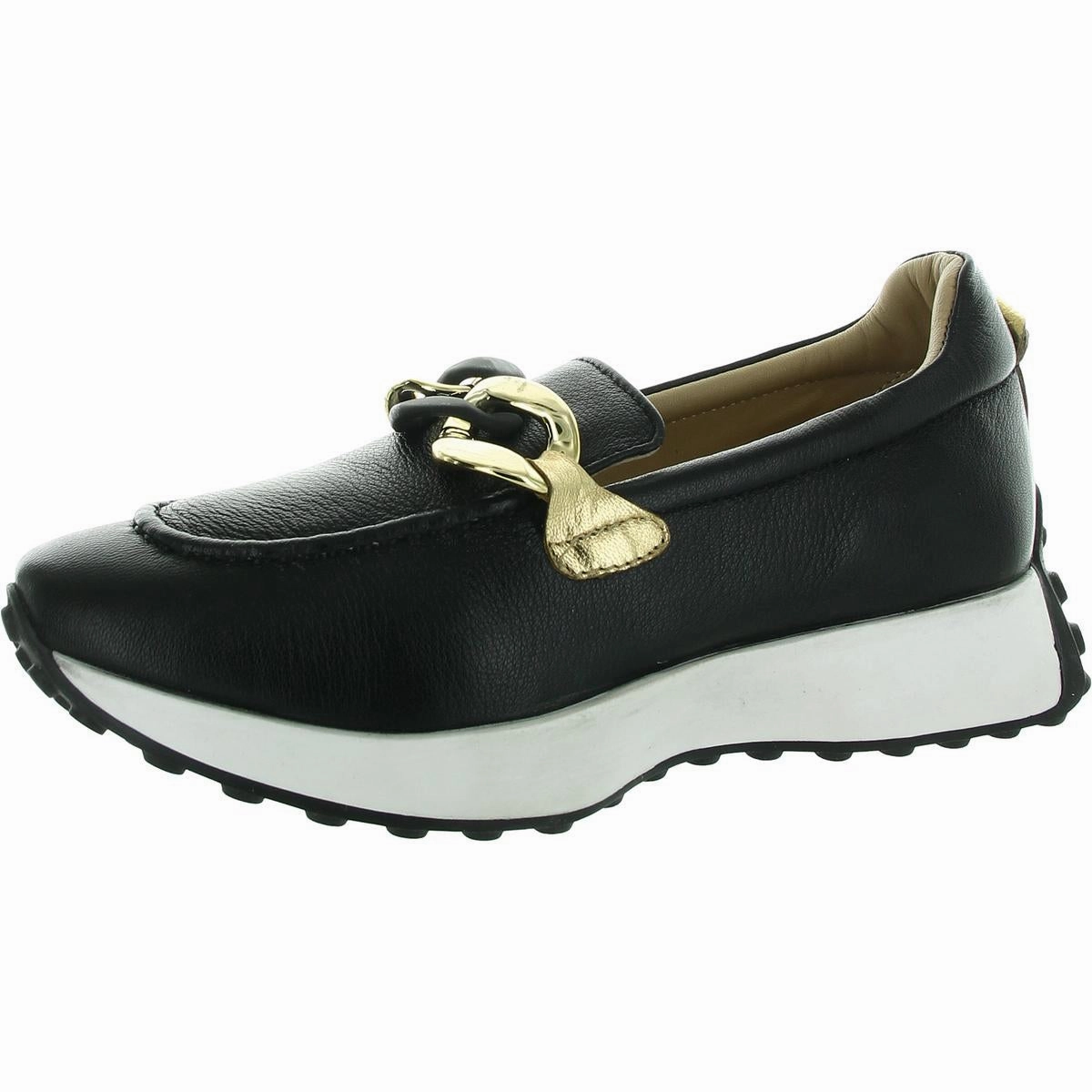 KIND WORDS Womens Chain Suede Loafers