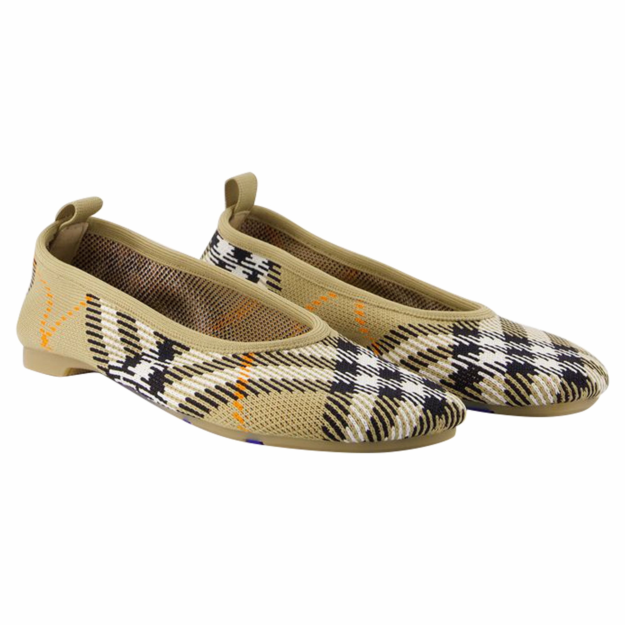 Knit Baby 05 Ballerinas - Burberry - Nylon - Beige