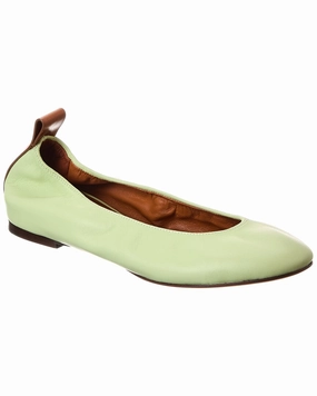 LANVIN Leather Ballerina Flat Cheap Ballerina Flats Womens