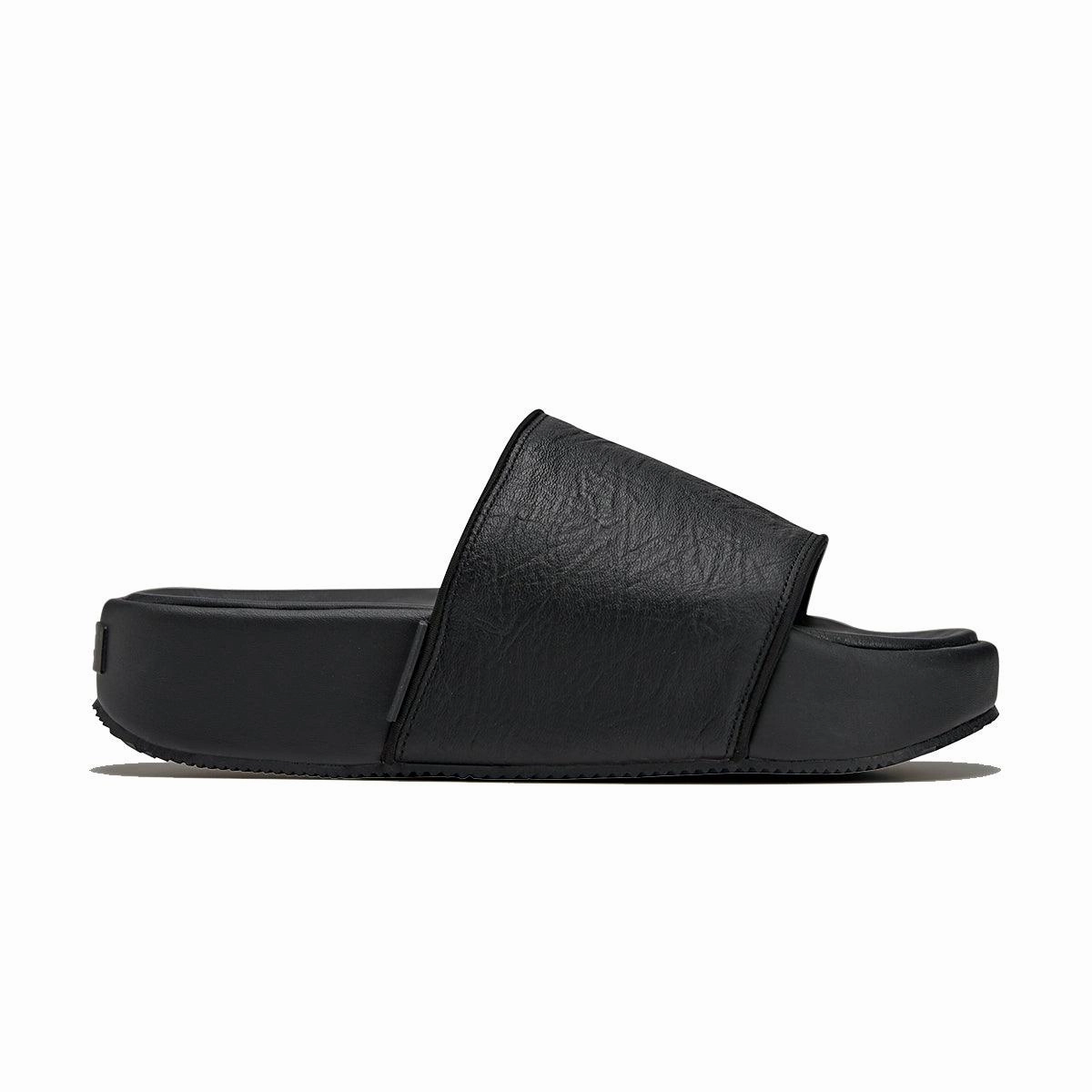 Leather Slides 'Black' Fashion Shoes for Women