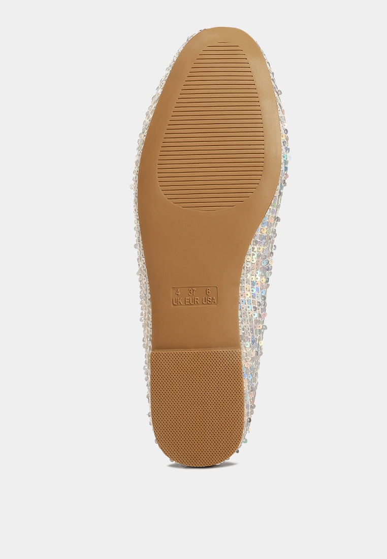 lettie sequin embellished ballet flats