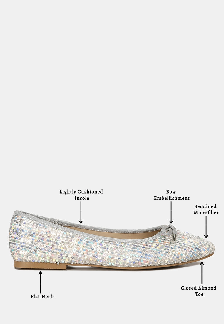 lettie sequin embellished ballet flats