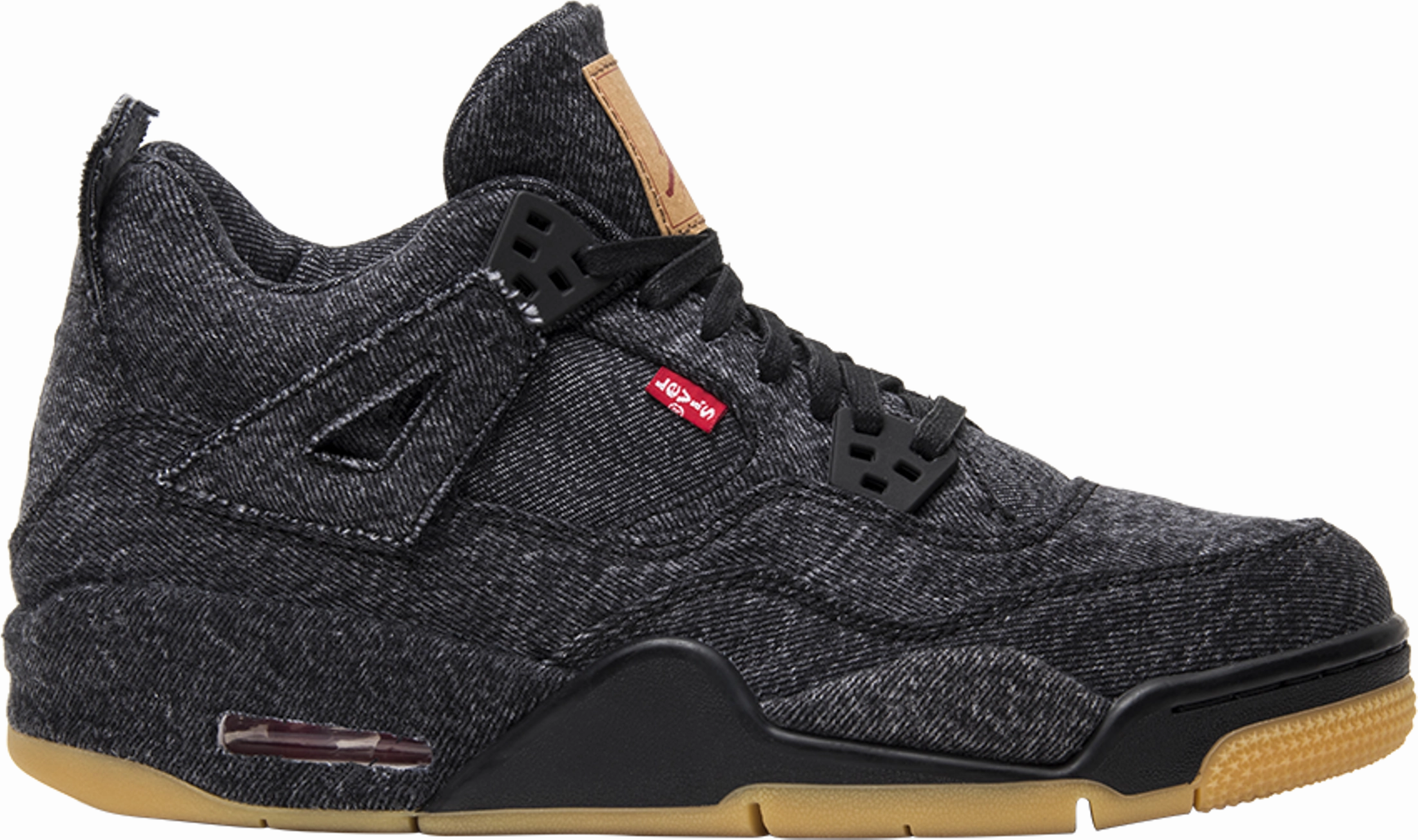 Levi's x Air Jordan 4 Retro GS 'Black Denim' - AQ9103 001 Sneakers outlet markdown