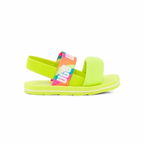Lime Green Zuma Sling Toddler Sandals Discount Girls Shoes with deals