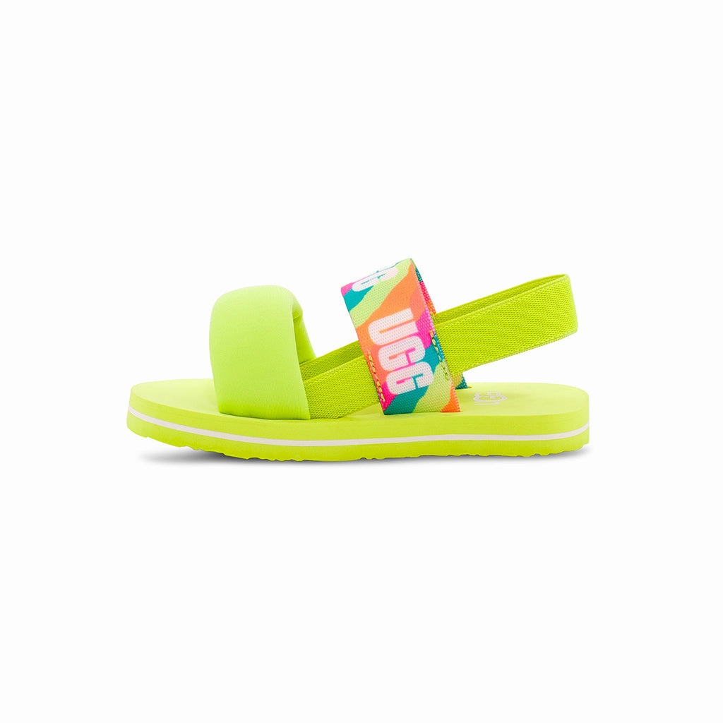 Lime Green Zuma Sling Toddler Sandals