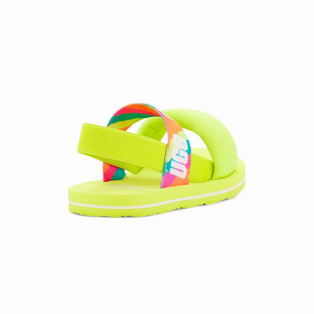 Lime Green Zuma Sling Toddler Sandals