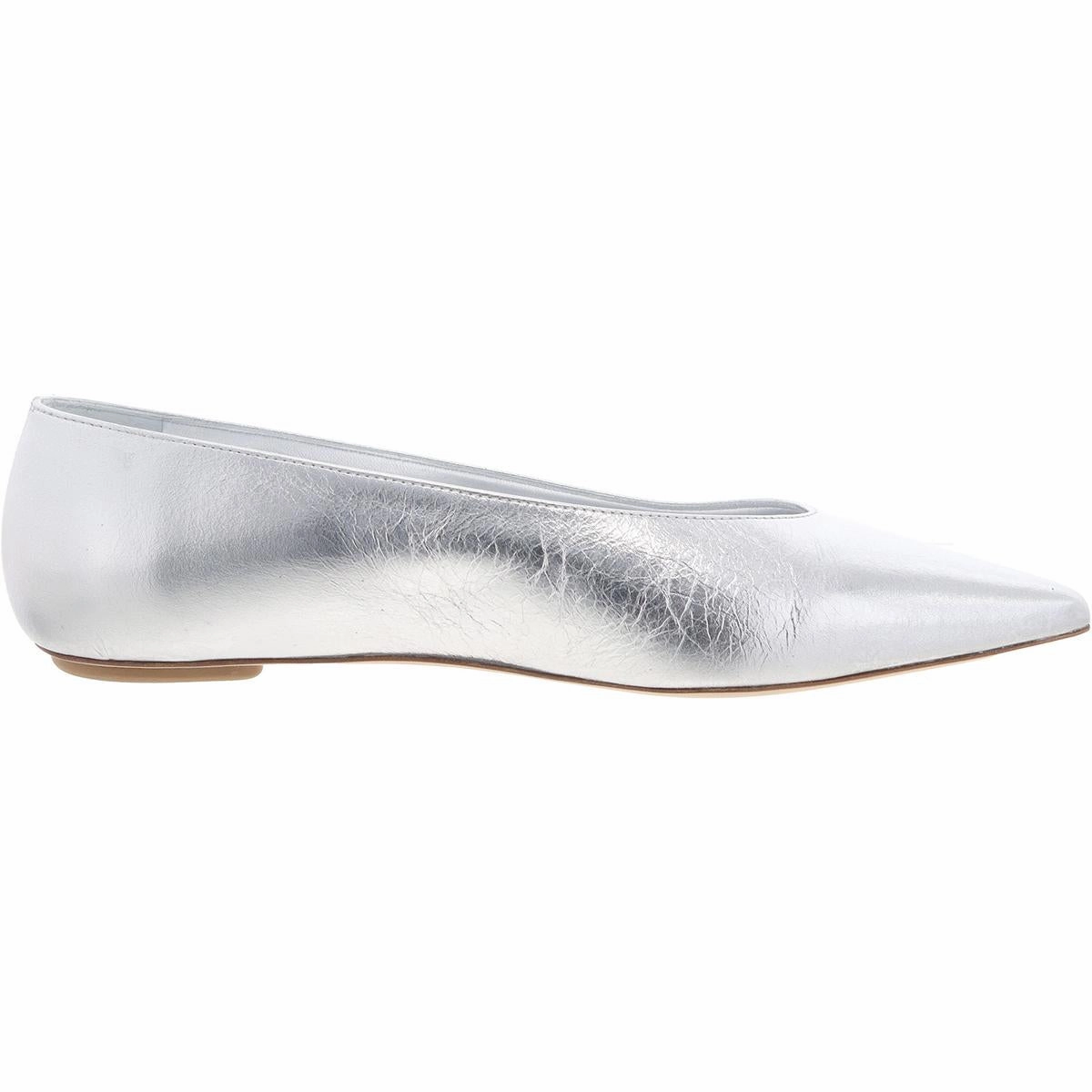 Lina Womens Metallic Leather Loafers
