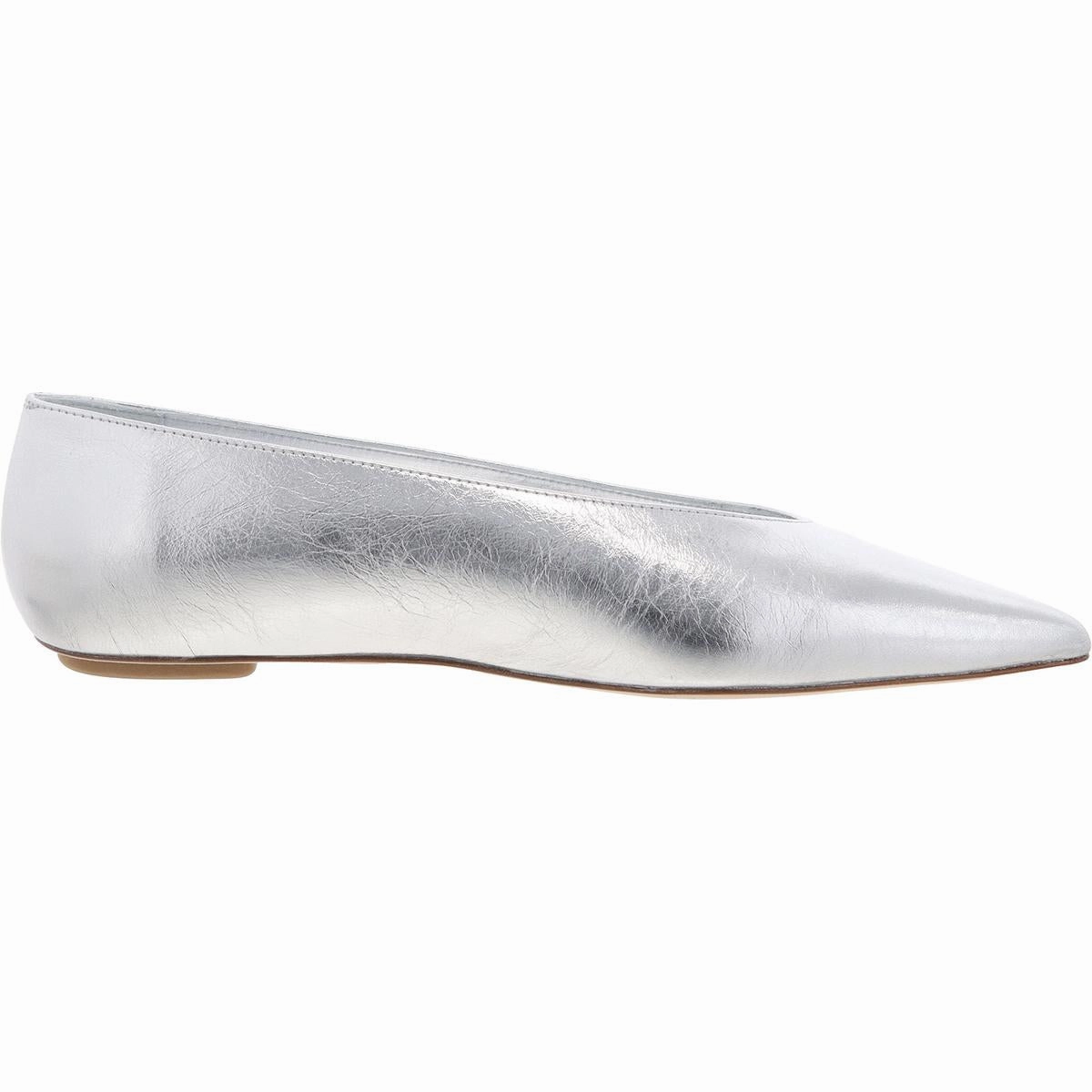 Lina Womens Metallic Leather Loafers