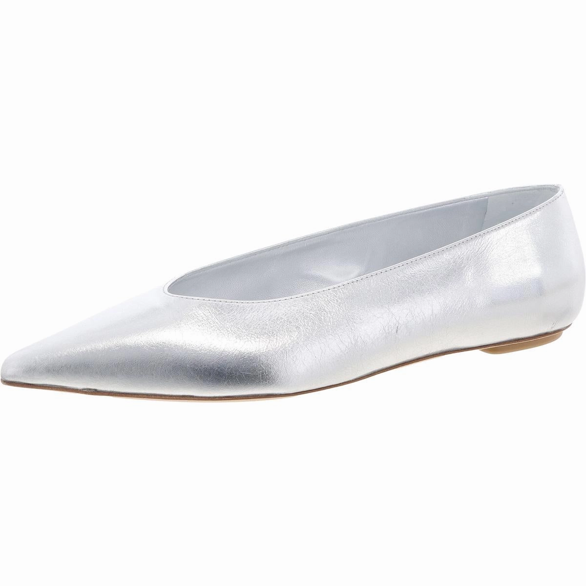 Lina Womens Metallic Leather Loafers