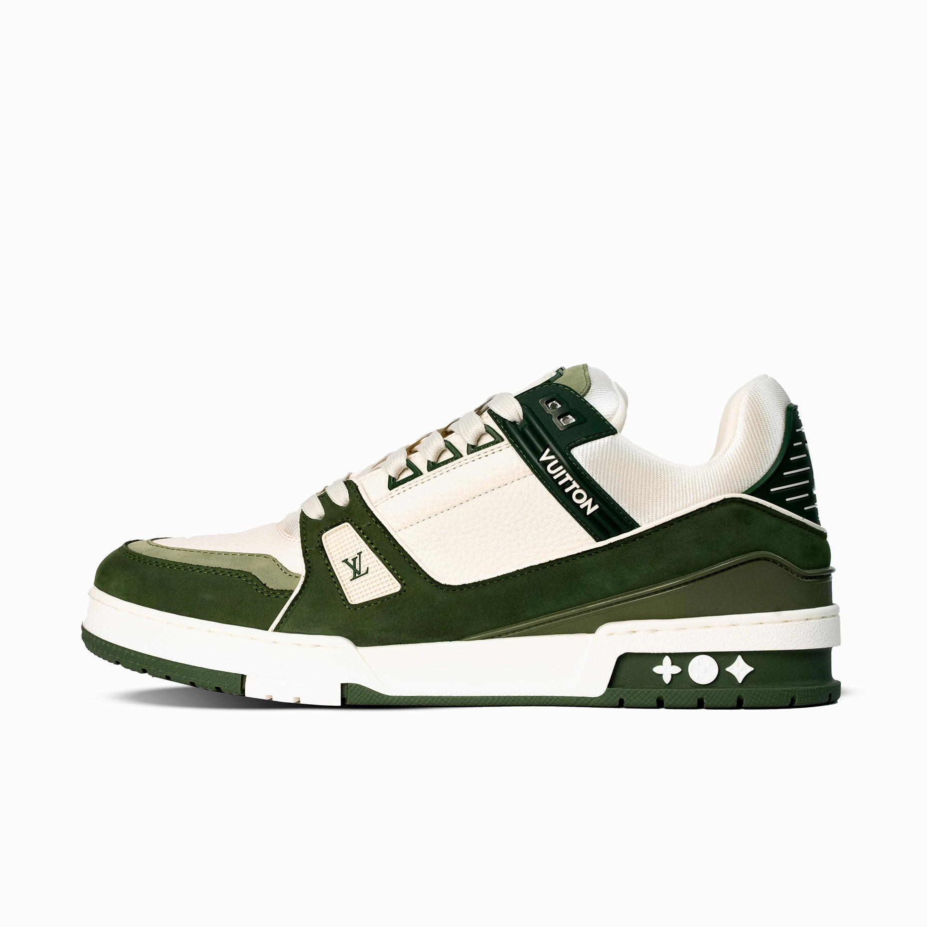 Louis Vuitton Trainer Sneaker Khaki Fashion Sneakers for cheap
