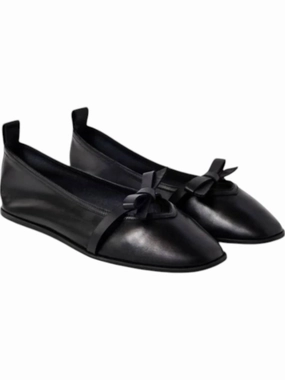 Mania Bow Flat In Black Womens Casual Flats sale