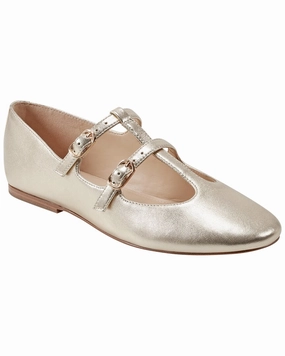 Marc Fisher LTD Evie Leather Flat Comfy Women Flats under $50