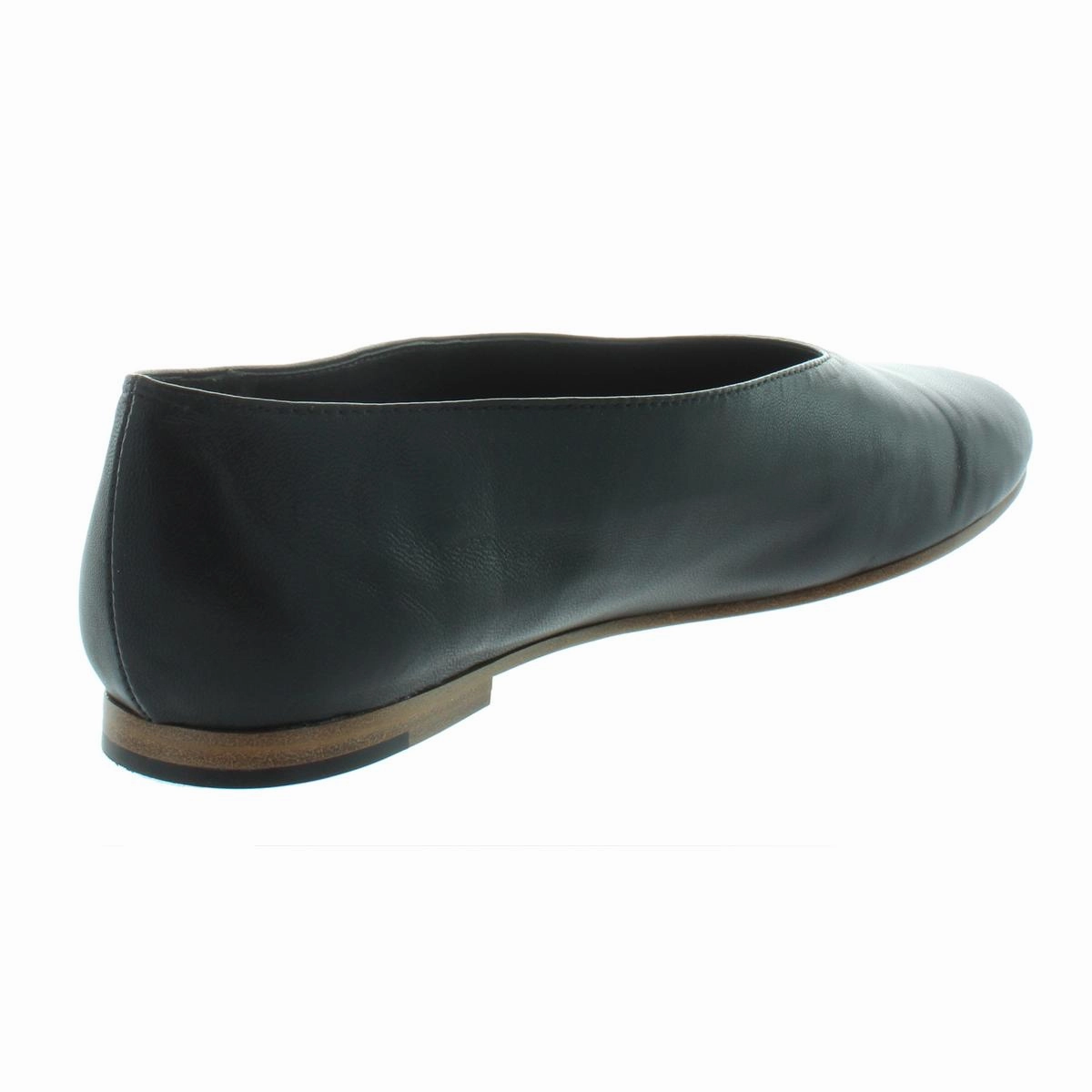 Maxwell Womens Faux Leather Round Toe Flats
