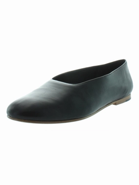 Maxwell Womens Faux Leather Round Toe Flats Womens Flat Shoes clearance