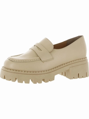 Meridian Womens Leather Slip On Loafers Womens Flats special deals