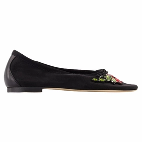 Mesh ballerinas - Simone Rocha - Mesh - Black Womens Flat Shoes clearance