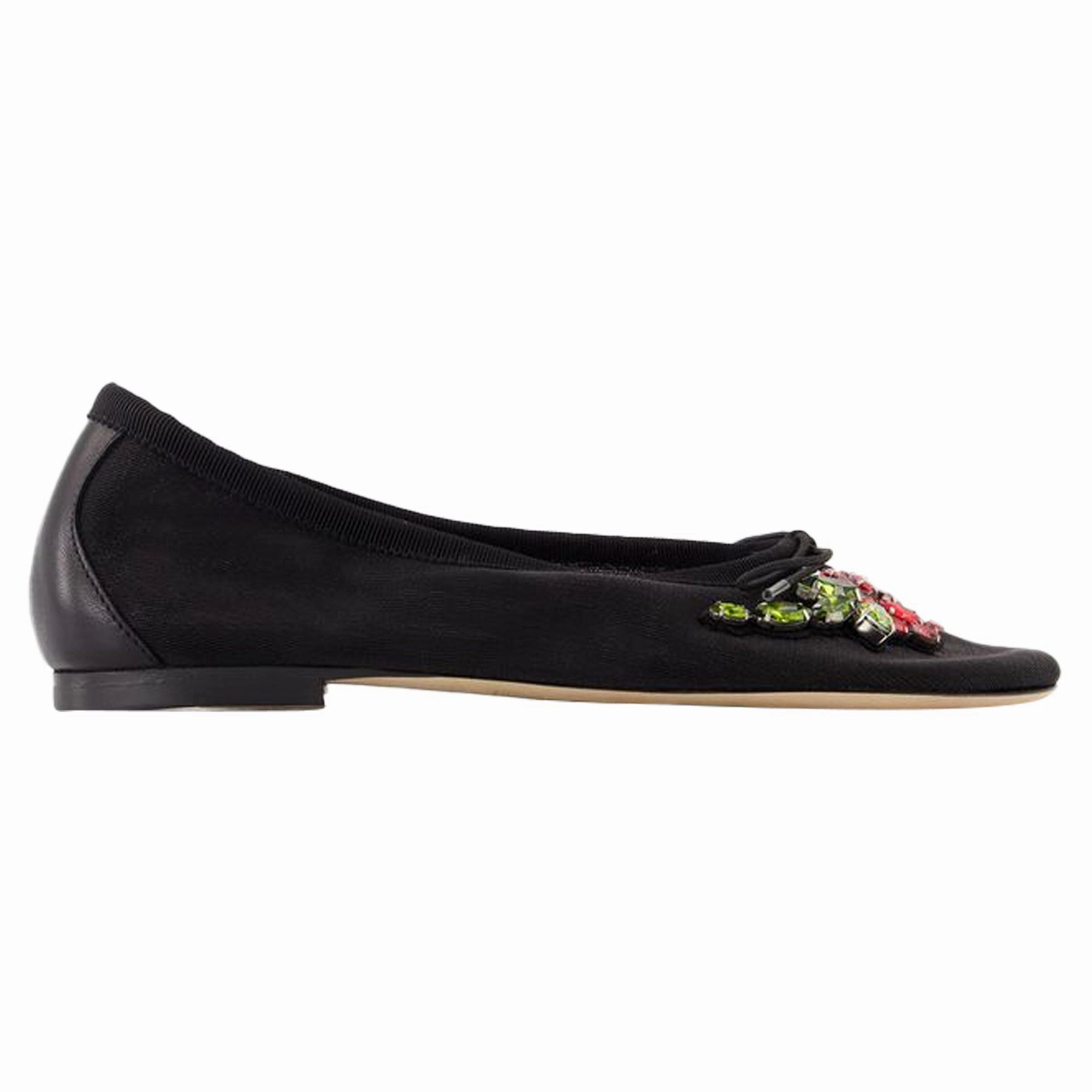 Mesh ballerinas - Simone Rocha - Mesh - Black Womens Flat Shoes clearance