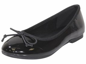 Mia RubyRU LGK334-BLK Ballet Flats Girl's 13 Black Slip-On Casual Shoes ZPO573 (Black,13) Trendy Flats for Women