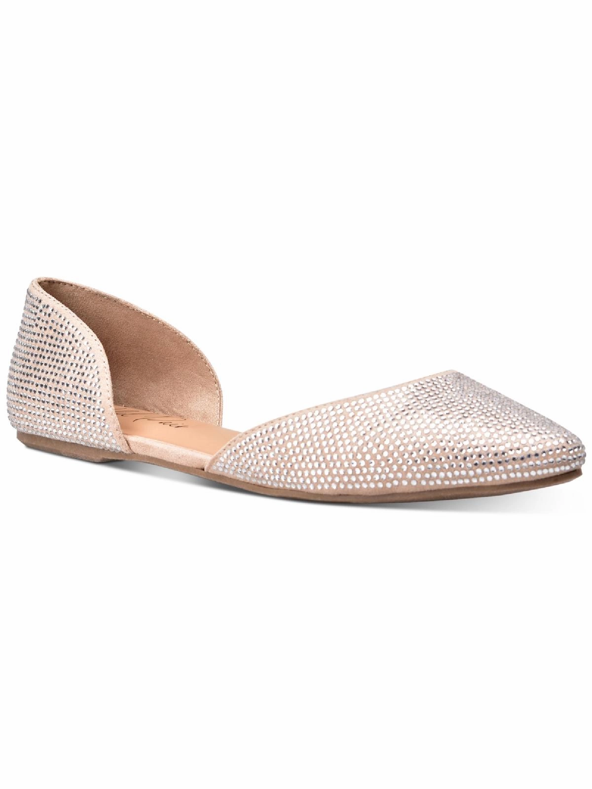 Mikaylaa F Womens Rhinestone Almond Toe D'Orsay