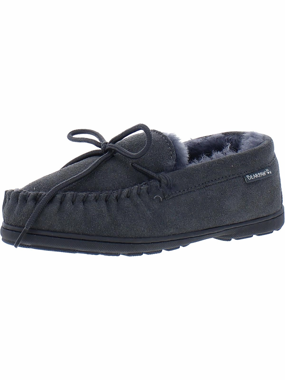 Mindy Womens Suede Slip On Moccasins