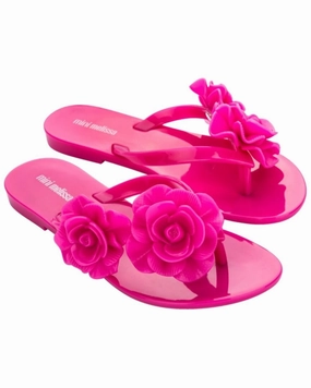 Mini Melissa Mini Harmonic Garden Flip Flop Discount Girls Shoes with deals