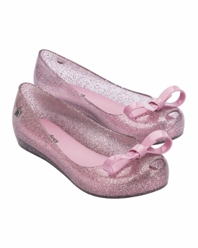 Mini Melissa Ultra Bow Ballerina Flat Girls Casual Shoes promo price